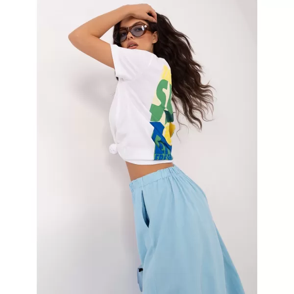  Dámské kalhoty ITALY MODA IT-SP-FL10309-1.02 LIGHT BLUE 