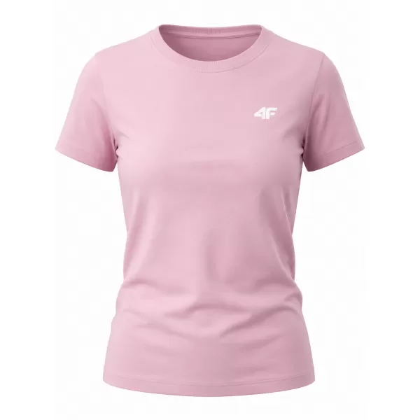  Dámské triko 4F 4FWMM00TTSHF3306 LIGHT PINK 