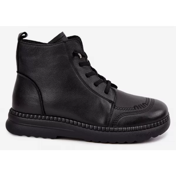  Dámské kotníkové boty VINCEZA 107249 BLACK 