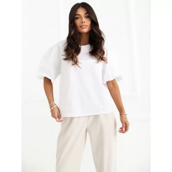  Dámské triko ITALY MODA MI-BZ-3391.71 WHITE 