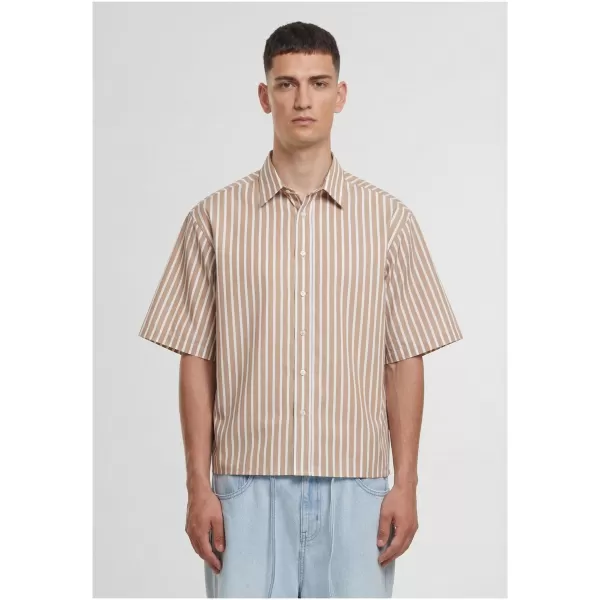  Pánská košile URBAN CLASSICS TB8218-21556 BROWN MOCCA 