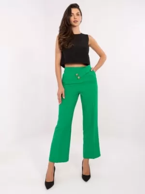 Dámské kalhoty RUE PARIS TO-SP-18150.02 GREEN