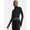 Dámské triko UNDER ARMOUR TECH BRANDED 1/2 ZIP 6009988-001 ČERNÁ