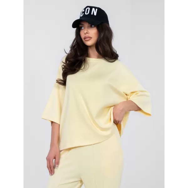  Dámská halenka RUE PARIS RV-BZ-A1188.63 BRIGHT YELLOW 