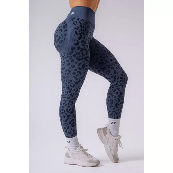  Dámské legíny NEBBIA PRIMAL 849 DARK BLUE LEOPARD 