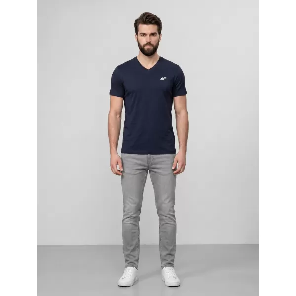  Pánské triko 4F 4FWMM00TTSHM3339 NAVY 