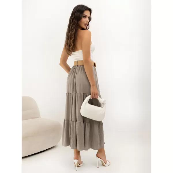  Dámská sukně ITALY MODA MO-SD-25013.48 DARK BEIGE 