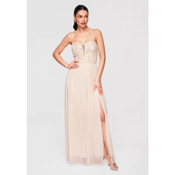  Dámské šaty LARICA LA-OM-DLR339 CREAM 