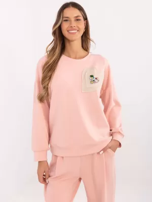 Dámská mikina ITALY MODA DHJ-BL-20322.72 PEACH