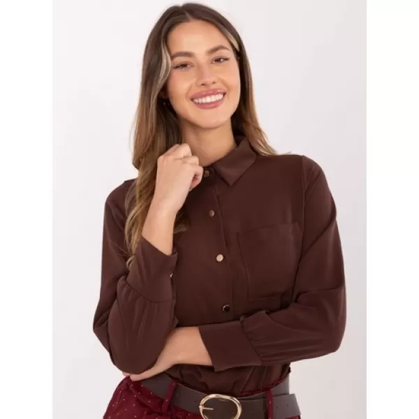  Dámská košile ITALY MODA MI-KS-4210.53 BROWN 