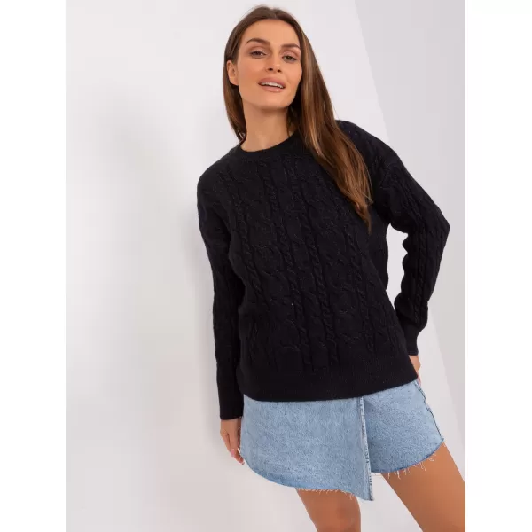 Dámský svetr WOOL FASHION ITALIA AT-SW-2335.27 NOIRE 