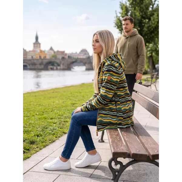  Dámská fleecová mikina ALTISPORT ILANI KHAKI 