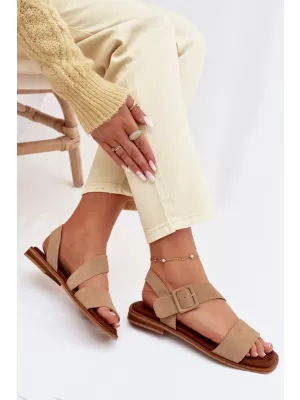 Dámské sandály BIG STAR SHOES TT274491 BEIGE