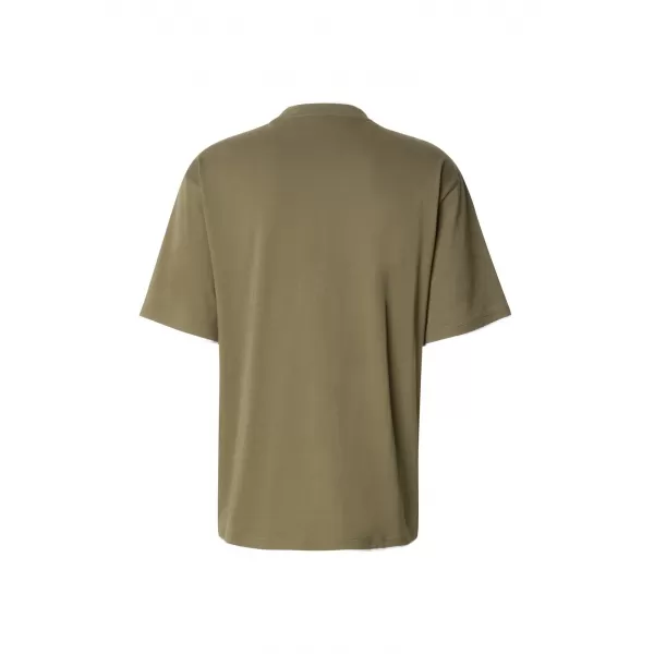  Pánské tričko URBAN CLASSICS TB029A-00824 OLIVE/WHITE 