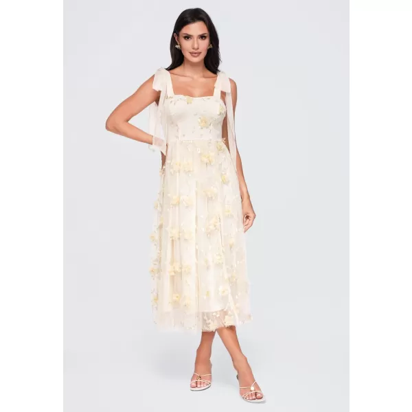  Dámské šaty LARICA LA-OM-DLR427 CREAM 