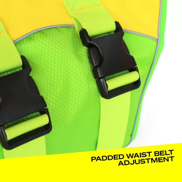  Vesta plovací RESTUBE pro psy GREEN/YELLOW 