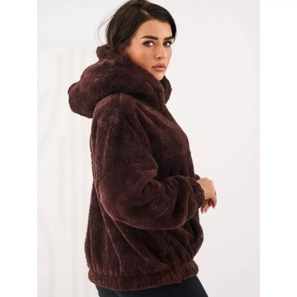  Dámská mikina FACTORY PRICE CS-BL-BT1029.97P DARK BROWN 