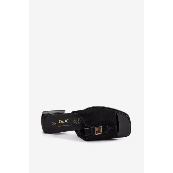  Dámské pantofle D&A JC61-1002 BLACK 