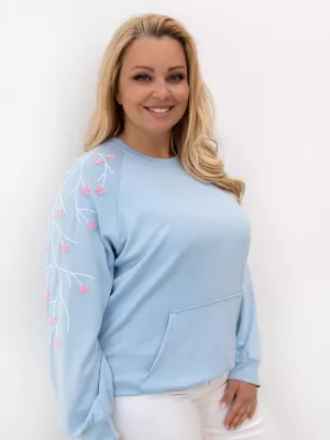 Dámská mikina RELEVANCE RV-BL-A1210.98 LIGHT BLUE