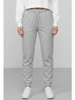 Dámské kalhoty 4F 4FWMM00TTROF1658 COLD LIGHT GREY MELANGE