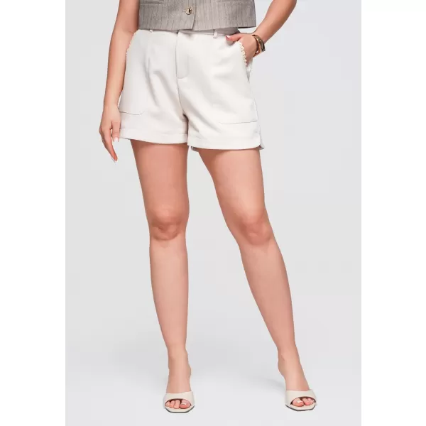  Dámské kraťasy OMBRE OW-ST-E0009 BEIGE 