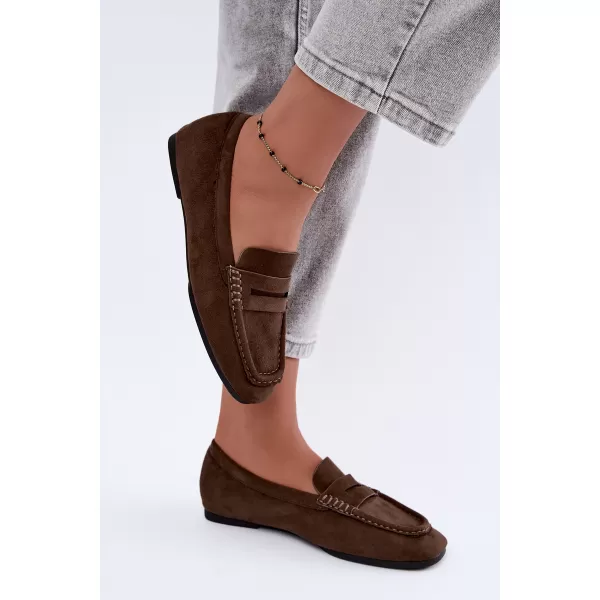  Dámské mokasíny BOTO D-307 DARK BEIGE 
