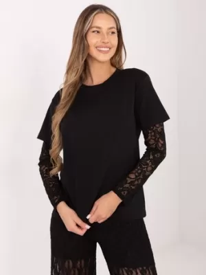Dámská halenka ITALY MODA MI-BZ-4227.61 NOIRE