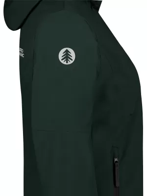 Dámská nepromokavá bunda NORDBLANC BOURNE NBSJL8317 TMAVĚ ZELENÁ