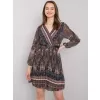 Dámské šaty ITALY MODA DHJ-SK-10201.93P BLACK AND BEIGE