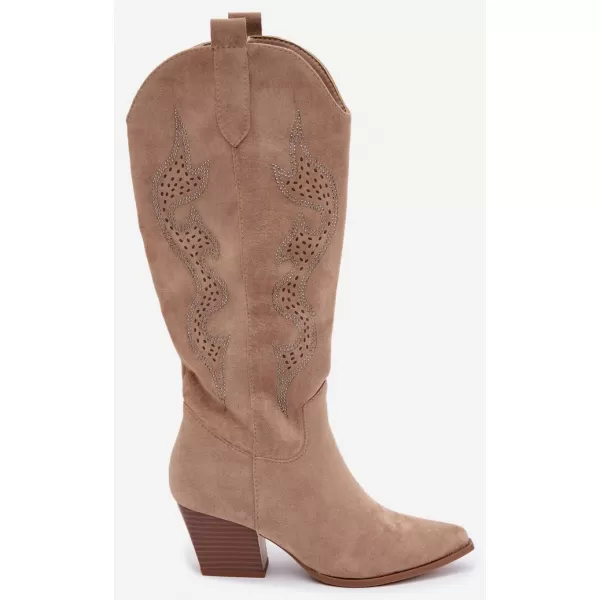  Dámské kovbojky BOTO 2539A BEIGE 