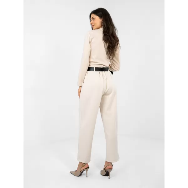  Dámské kalhoty ITALY MODA IT-SP-10006.76 LIGHT BEIGE 