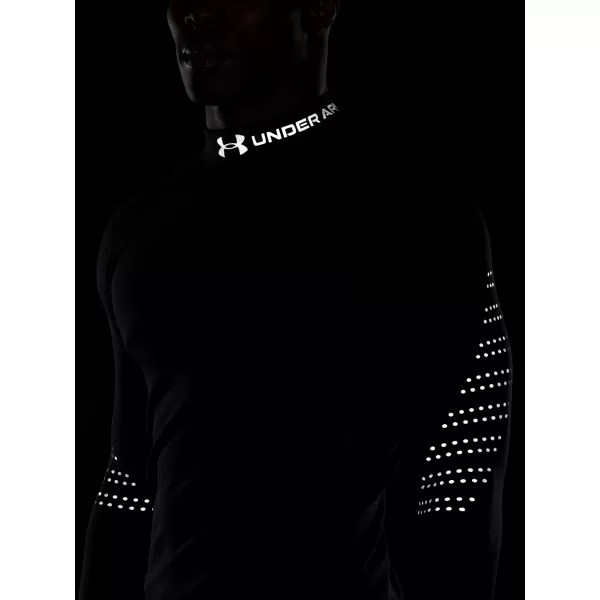  Pánské termo triko UNDER ARMOUR UA CG ARMOUR NOVELTY MOCK 1373828-001 ČERNÁ 