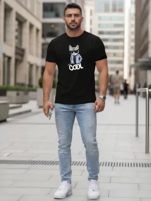 Pánské triko DSTREET ČERNÁ