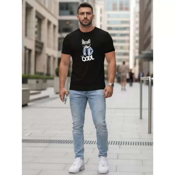  Pánské triko DSTREET ČERNÁ 