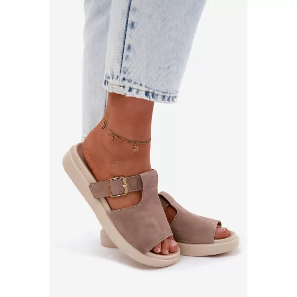  Dámské pantofle BOTO 26SD18-51 BEIGE 