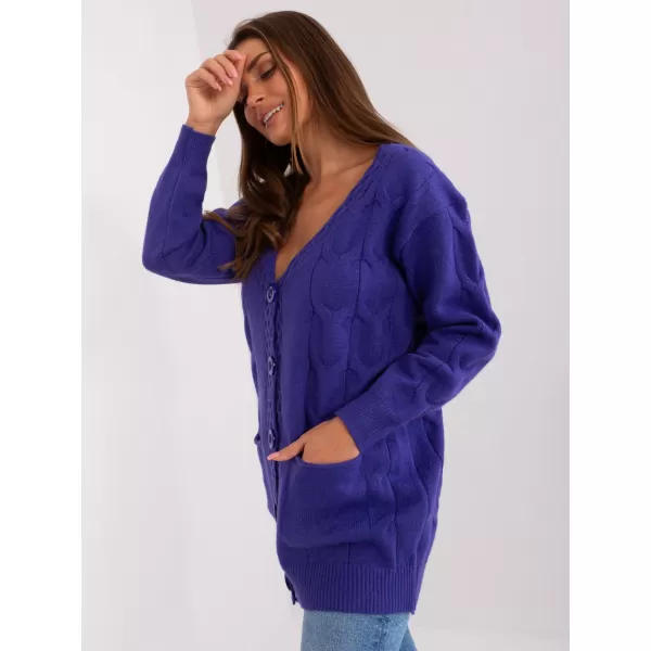  Dámský kardigan WOOL FASHION ITALIA AT-SW-2241.36P VIOLET 