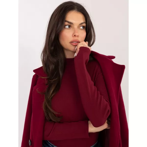  Dámská halenka FACTORY PRICE JM-BZ-3035.64 BURGUNDY 