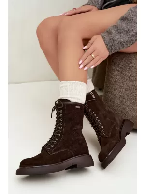Dámské boty BIG STAR SHOES UU274612 BROWN/BEIGE