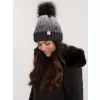 Dámská čepice RUE PARIS JK-CZ-52.17 DARK GREY