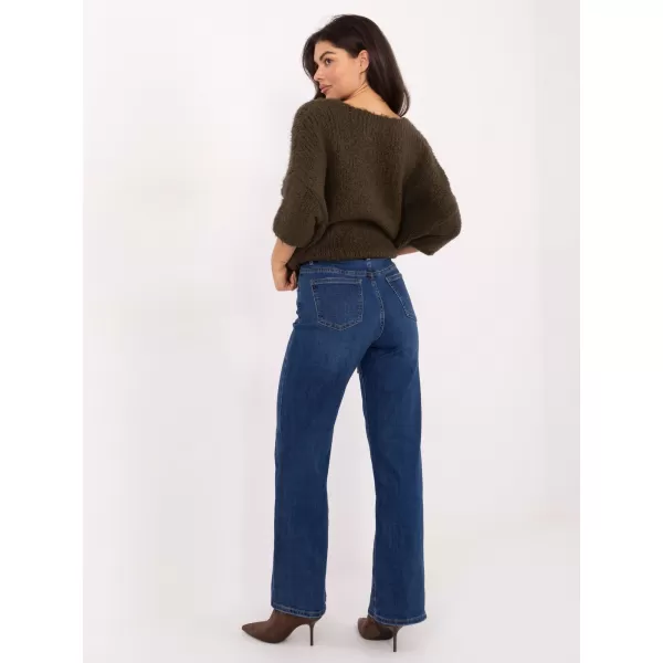  Dámské džíny FACTORY PRICE VM-SP-BQ1787-3.01P DARK BLUE 