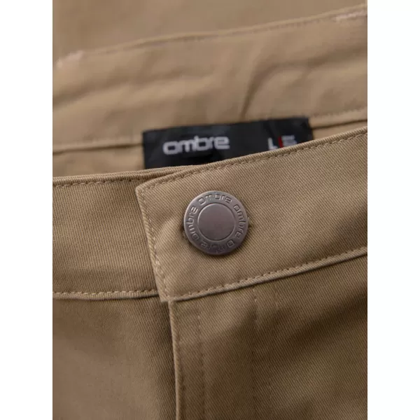  Pánské kalhoty OMBRE P1517 KHAKI 