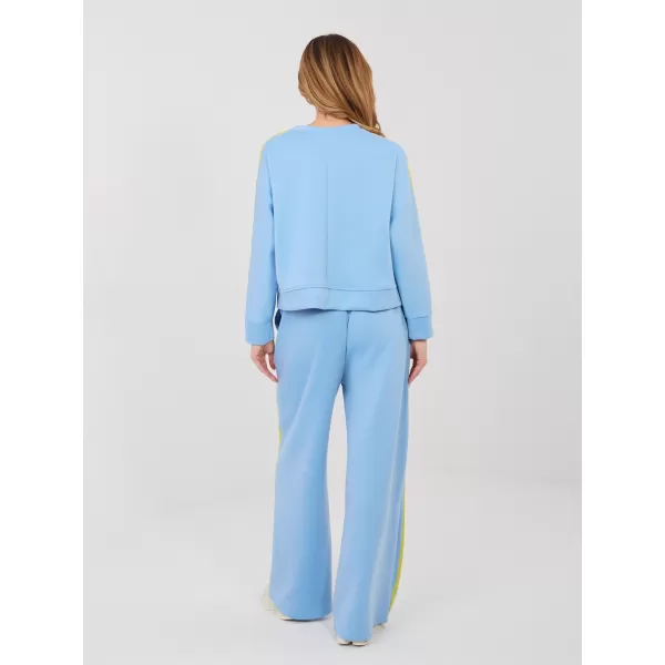  Dámská tepláková souprava RUE PARIS IT-KMPL-21772.63 LIGHT BLUE 