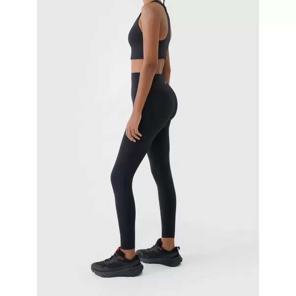  Dámské legíny 4F 4FWAW25TTIGF242 DEEP BLACK 