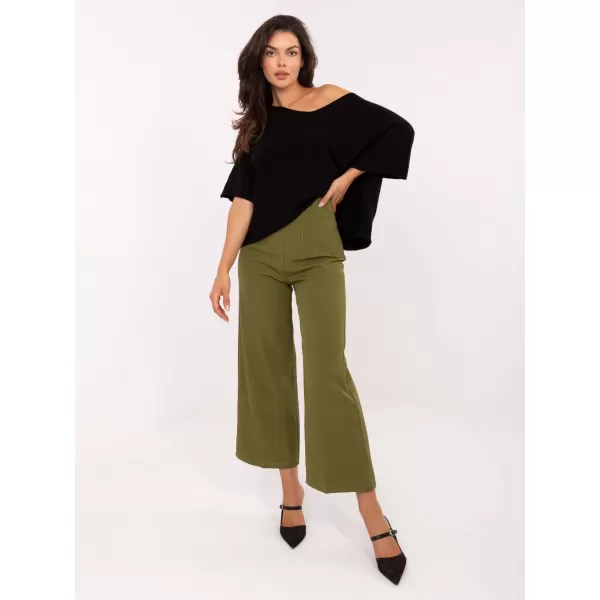  Dámské kalhoty RUE PARIS IT-SP-FL9068.96 OLIVE 