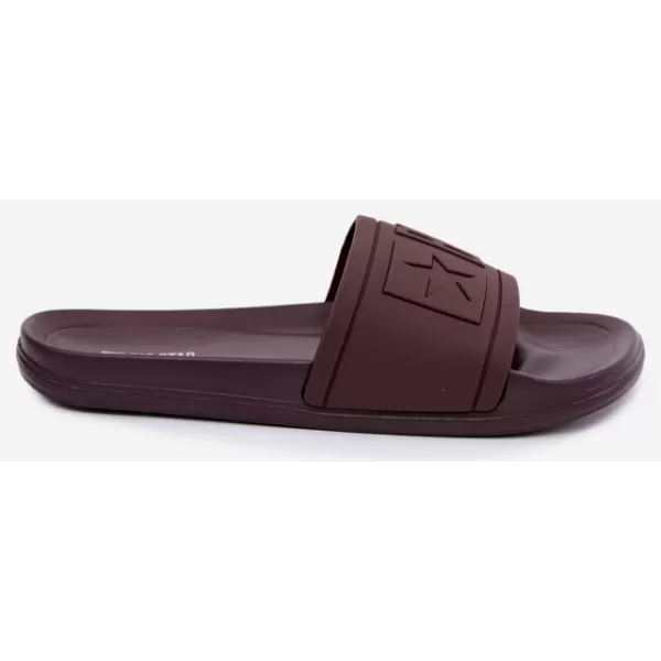  Dámské pantofle BIG STAR SHOES UU274072 HNĚDÁ 