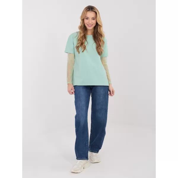  Dámské triko ITALY MODA MI-BZ-4227.61 PISTACHIO 