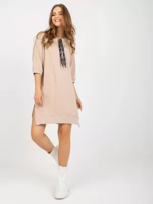 Dámské šaty RELEVANCE RV-SK-6273.47P BEIGE