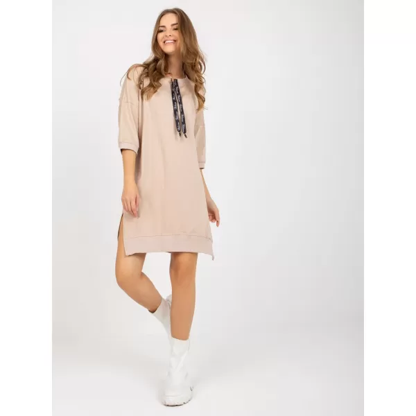  Dámské šaty RELEVANCE RV-SK-6273.47P BEIGE 