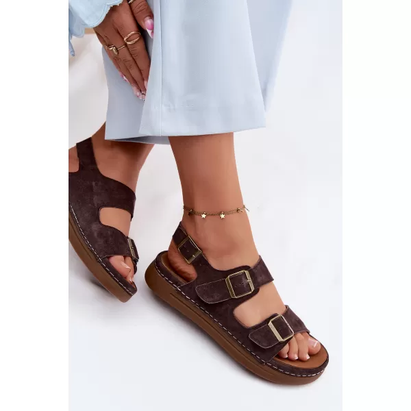  Dámské sandály VINCEZA 79620 CHOCOLATE 