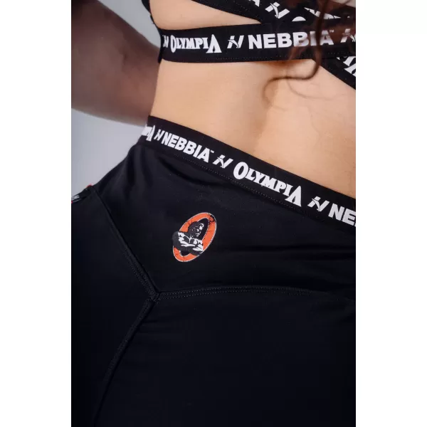  Dámské kraťasy NEBBIA OLYMPIA HIGH-WAIST 937 BLACK 